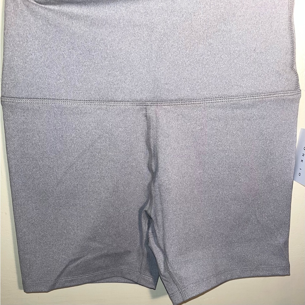 NWT CORE 10 Heather Grey Bike Shorts so comfy Stamp is on the back Size S